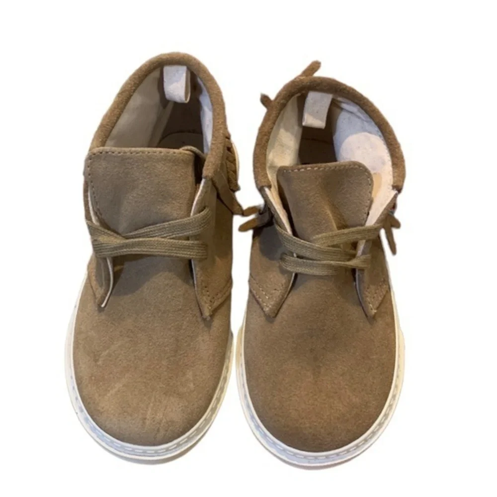 3/$25 Girls Gap Brown Boots With Tassle Sides Sz 10